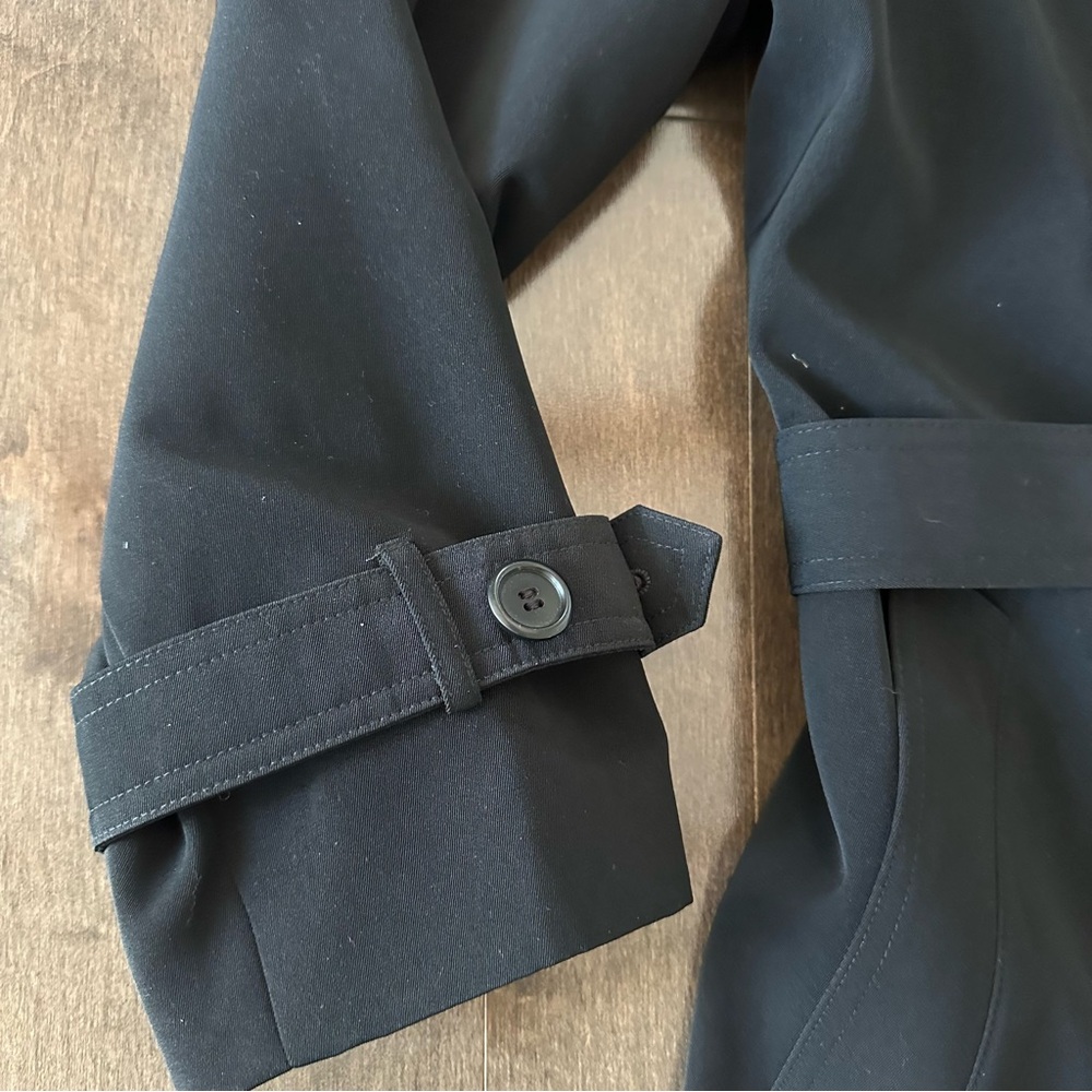 Vintage Jacqueline Ferrar Maxi Trench Coat Belt Timeless Classic Versatile 8 - Picture 4 of 13